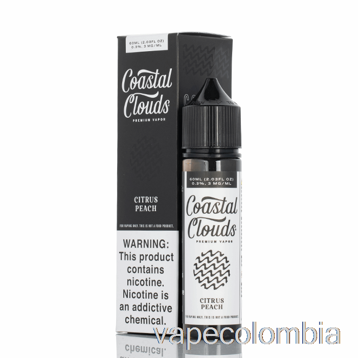 Vape Recargable Cítrico Melocotón - Costeras Nubes Co. - 60ml 3mg